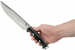 Bark River Bravo Crusader CPM 3V, Black Canvas Micarta -KNIVESANDTOOLS Magasin BRK07 324BKC 06 bark river