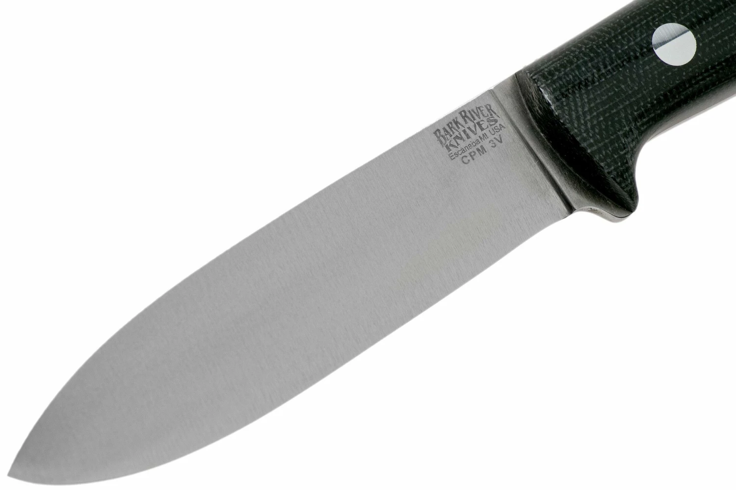 Bark River Mini Kephart CPM 3V, Black Canvas Micarta Couteau De Bushcraft 5 Bark River Mini Kephart CPM 3V, Black Canvas Micarta Couteau De Bushcraft – Image 3