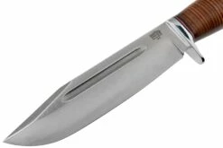 Bark River Teddy 2 A2 Stacked Leather Single Quillion Couteau Outdoor -KNIVESANDTOOLS Magasin BRK08 214SLDQ 03 bark river knives