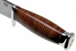 Bark River Teddy 2 A2 Stacked Leather Single Quillion Couteau Outdoor -KNIVESANDTOOLS Magasin BRK08 214SLDQ 05 bark river knives