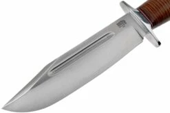 Bark River Teddy 2 A2 Stacked Leather Couteau Outdoor -KNIVESANDTOOLS Magasin BRK08 214SL 03 bark river knives