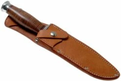 Bark River Teddy 2 A2 Stacked Leather Couteau Outdoor -KNIVESANDTOOLS Magasin BRK08 214SL 06 bark river knives