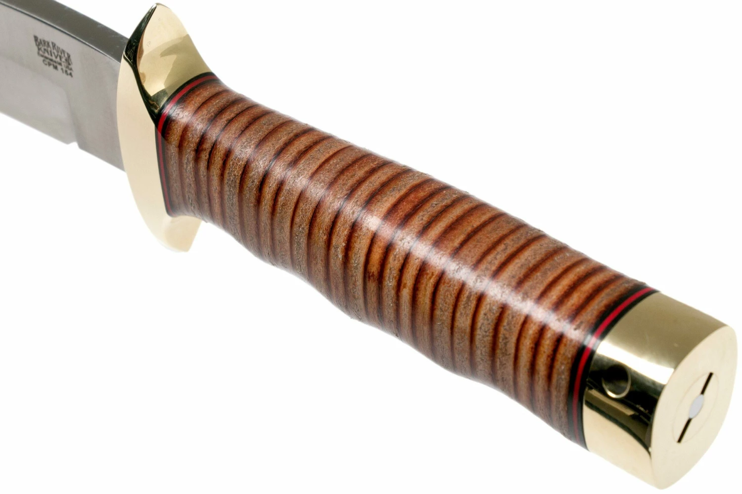 Bark River MACV-SOG Recondo Bowie CPM-154, Stacked Leather 7 Bark River MACV-SOG Recondo Bowie CPM-154, Stacked Leather – Image 5