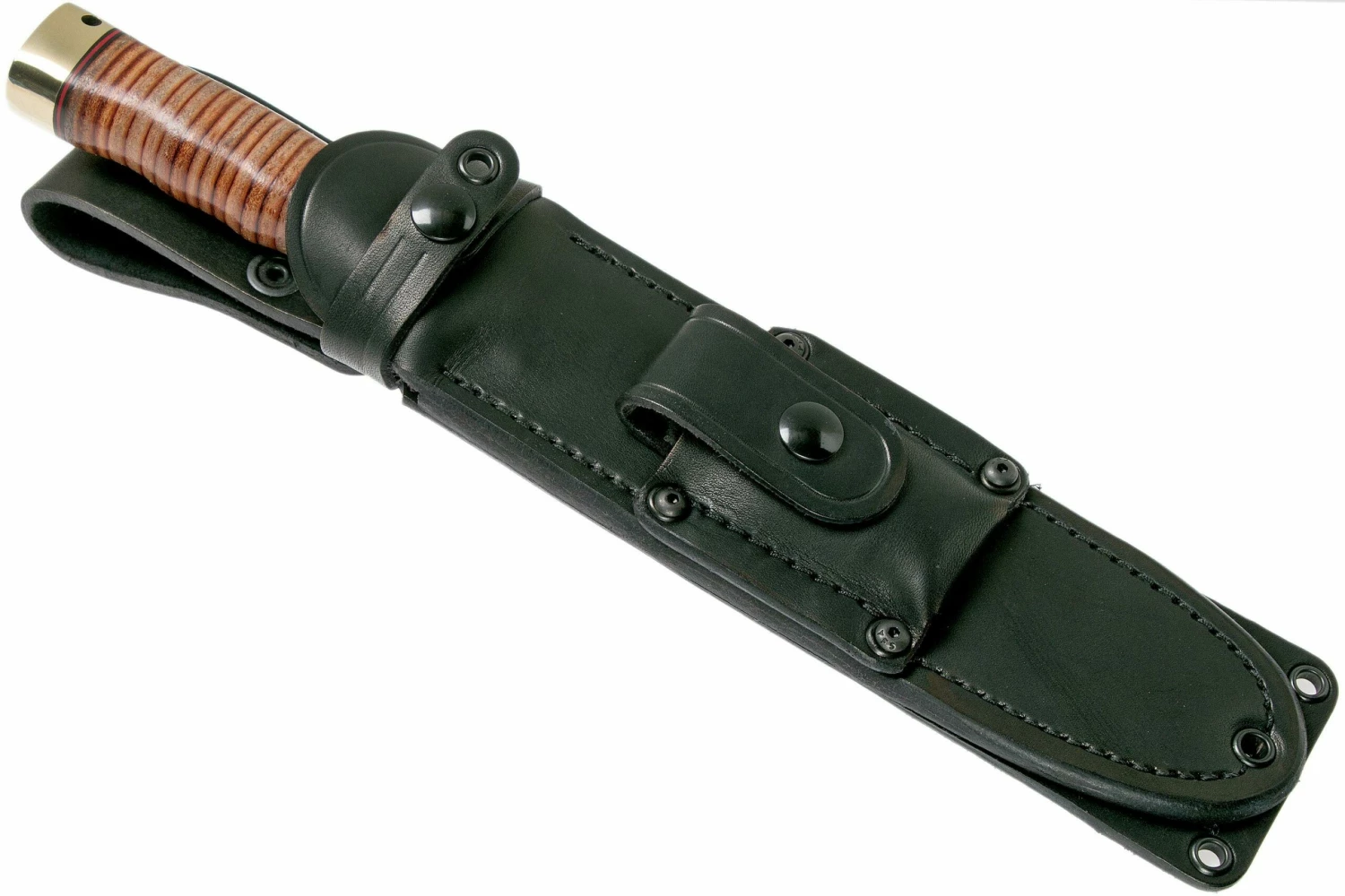 Bark River MACV-SOG Recondo Bowie CPM-154, Stacked Leather 9 Bark River MACV-SOG Recondo Bowie CPM-154, Stacked Leather – Image 7