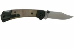 Buck 112 Ranger Sport Pro Green Micarta 112GRS5 Couteau De Poche -KNIVESANDTOOLS Magasin BUCK112GRS5 02 buck