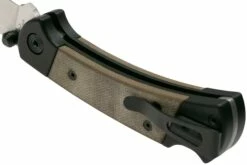 Buck 112 Ranger Sport Pro Green Micarta 112GRS5 Couteau De Poche -KNIVESANDTOOLS Magasin BUCK112GRS5 05 buck