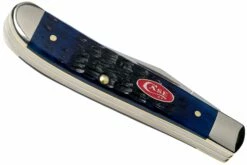 Case Mini Trapper Navy Blue Bone, Rogers Jig, 07321, 6207 SS Couteau De Poche -KNIVESANDTOOLS Magasin CE07321 04 case