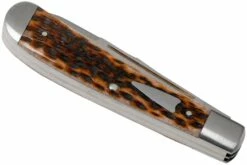 Case HT Trapper, Brown Bone, 154CM, Peach Seed Jig, 10774, TB622021 Couteau De Poche, Tony Bose Design 10 Case HT Trapper, Brown Bone, 154CM, Peach Seed Jig, 10774, TB622021 Couteau De Poche, Tony Bose Design -KNIVESANDTOOLS Magasin CE10774 04 case