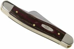 Case Medium Stockman Rustic Red Richlite, 13622, 10318 SS Couteau De Poche -KNIVESANDTOOLS Magasin CE13622 04 case