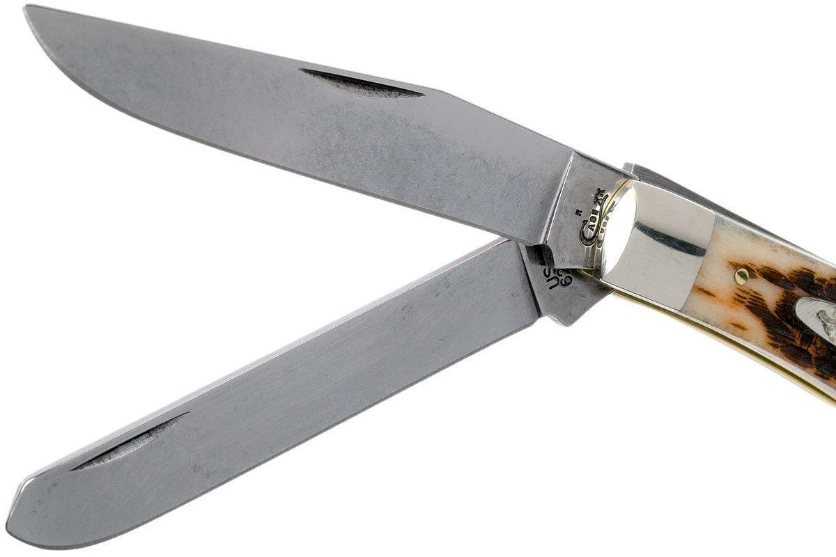 Case Trapper Amber Jigged Bone, 00163, 6254 CV Couteau De Poche 6 Case Trapper Amber Jigged Bone, 00163, 6254 CV Couteau De Poche – Image 4