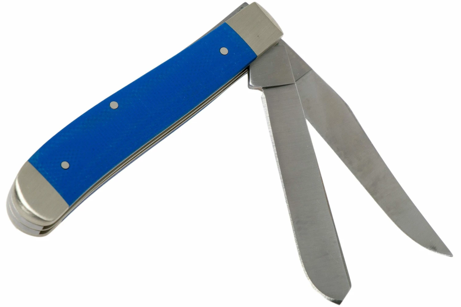 Case Mini Trapper Blue G10 Smooth, 16741, 10207 SS Couteau De Poche 3 Case Mini Trapper Blue G10 Smooth, 16741, 10207 SS Couteau De Poche – Image 2