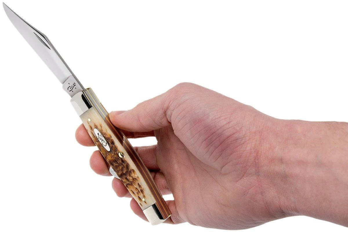 Case Large Stockman Amber Jigged Bone, 00204, 6375 CV Couteau De Poche 12 Case Large Stockman Amber Jigged Bone, 00204, 6375 CV Couteau De Poche – Image 10