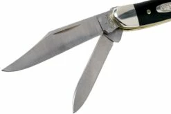 Case Working Medium Jack Knife Jet Black Synthetic, 00220, 22087 SS Couteau -KNIVESANDTOOLS Magasin CE220 04 case ce220 04