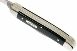 Case Working Medium Jack Knife Jet Black Synthetic, 00220, 22087 SS Couteau -KNIVESANDTOOLS Magasin CE220 09 case ce220 09