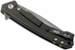 Case The Marilla, Black Anodized Aluminum, S35VN, Black G10 Inlay, 25880 Couteau De Poche -KNIVESANDTOOLS Magasin CE25880 04 case