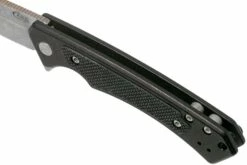 Case The Marilla, Black Anodized Aluminum, S35VN, Black G10 Inlay, 25880 Couteau De Poche -KNIVESANDTOOLS Magasin CE25880 07 case