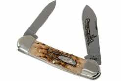 Case Canoe Amber Jigged Bone, 00263, 62131 CV Couteau De Poche