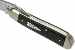 Case Russlock Smooth Black Micarta, 27734, 101953L SS Couteau De Poche -KNIVESANDTOOLS Magasin CE27734 06 case knives