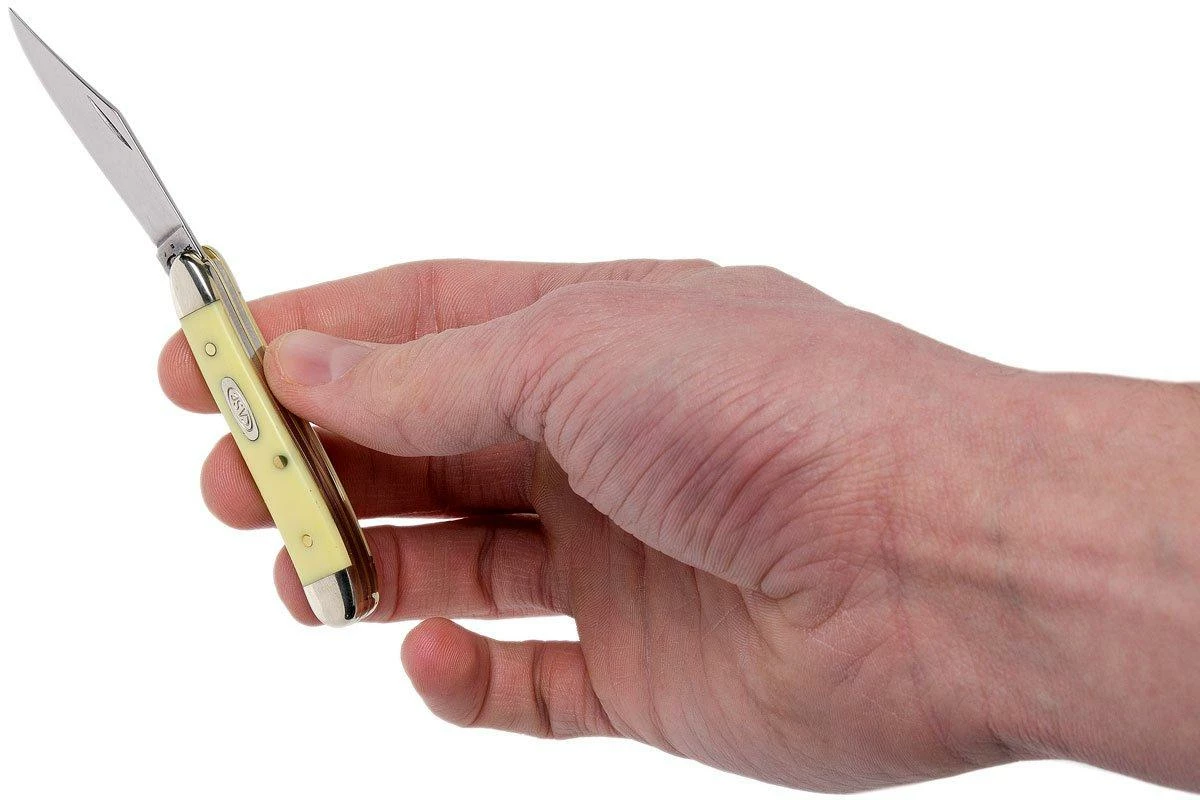 Case Peanut Yellow Synthetic, 00030, 3220 CV Couteau De Poche 12 Case Peanut Yellow Synthetic, 00030, 3220 CV Couteau De Poche – Image 10