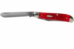 Case Mini Trapper Dark Red Bone, Peach Seed Jig, 31952, 6207 CV Couteau De Poche -KNIVESANDTOOLS Magasin CE31952 03 case