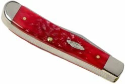 Case Mini Trapper Dark Red Bone, Peach Seed Jig, 31952, 6207 CV Couteau De Poche -KNIVESANDTOOLS Magasin CE31952 04 case