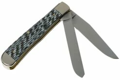 Case Medium Trapper White & Black Carbon Fiber-G10 Weave Smooth, 38920, 10254 SS Couteau De Poche 8 Case Medium Trapper White & Black Carbon Fiber-G10 Weave Smooth, 38920, 10254 SS Couteau De Poche -KNIVESANDTOOLS Magasin CE38920 02 case