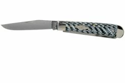Case Medium Trapper White & Black Carbon Fiber-G10 Weave Smooth, 38920, 10254 SS Couteau De Poche 9 Case Medium Trapper White & Black Carbon Fiber-G10 Weave Smooth, 38920, 10254 SS Couteau De Poche -KNIVESANDTOOLS Magasin CE38920 03 case