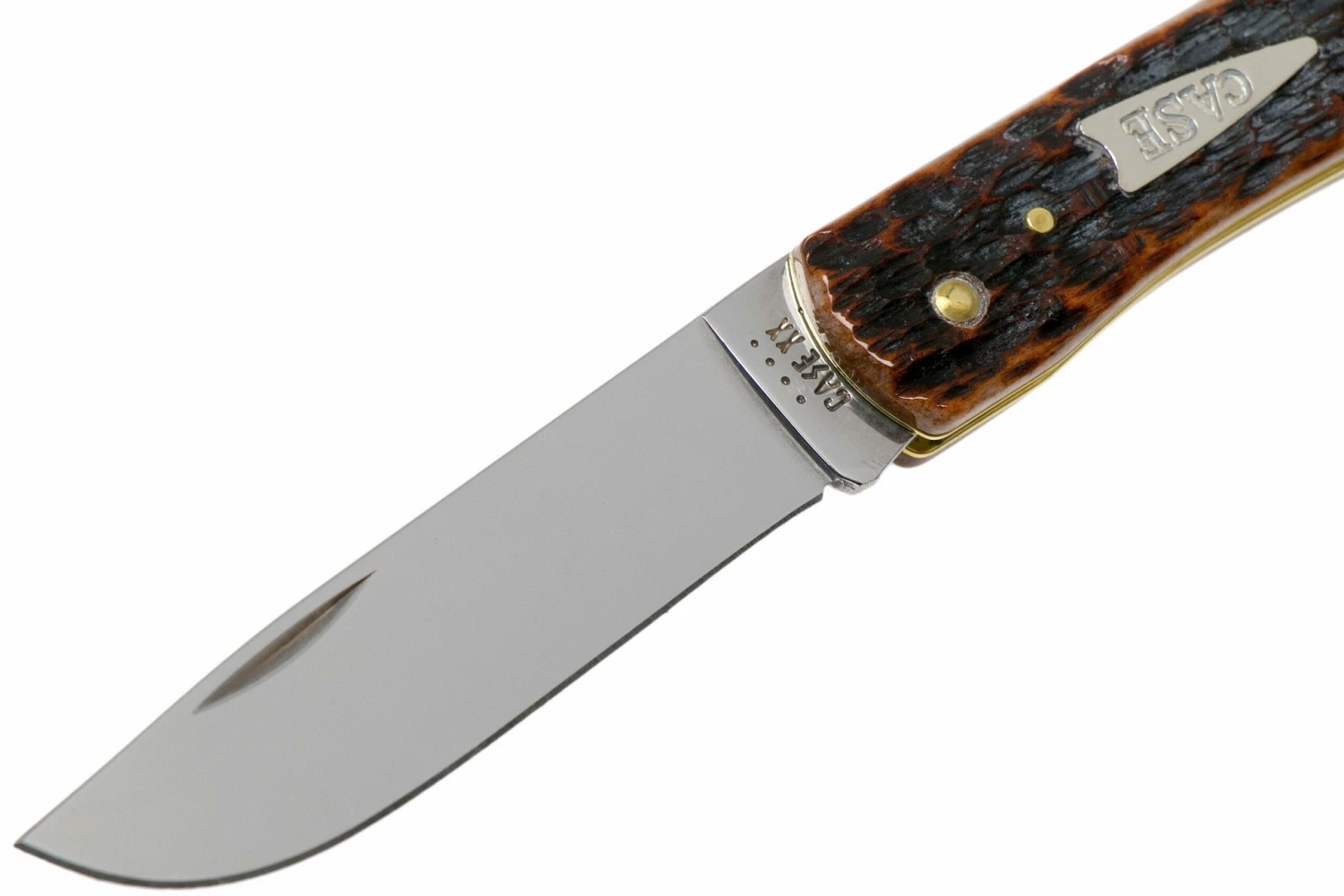 Case Sod Buster Jr Brown Bone, Peach Seed Jig, 42653, 6137 SS Couteau De Poche 5 Case Sod Buster Jr Brown Bone, Peach Seed Jig, 42653, 6137 SS Couteau De Poche – Image 3