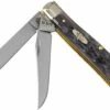Case Mini Trapper Pocket Worn Grey Bone, Crandall Jig, 58414, 6207 CV Couteau De Poche -KNIVESANDTOOLS Magasin CE58414 01 case knives