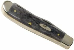 Case Mini Trapper Pocket Worn Grey Bone, Crandall Jig, 58414, 6207 CV Couteau De Poche -KNIVESANDTOOLS Magasin CE58414 04 case knives