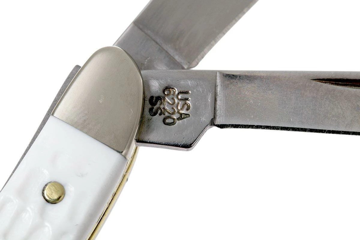 Case Peanut Sparxx White Synthetic, 60188, 6220 SS Couteau De Poche 9 Case Peanut Sparxx White Synthetic, 60188, 6220 SS Couteau De Poche – Image 7