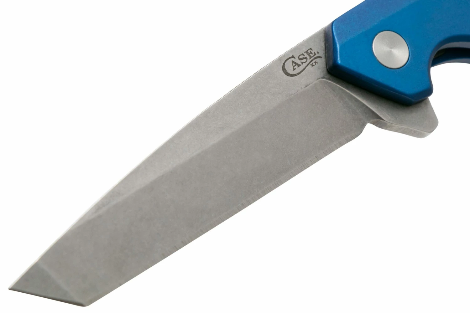 Case The Kinzua, Blue Anodized Aluminum, Tanto S35VN, 646643 Couteau De Poche 5 Case The Kinzua, Blue Anodized Aluminum, Tanto S35VN, 646643 Couteau De Poche – Image 3