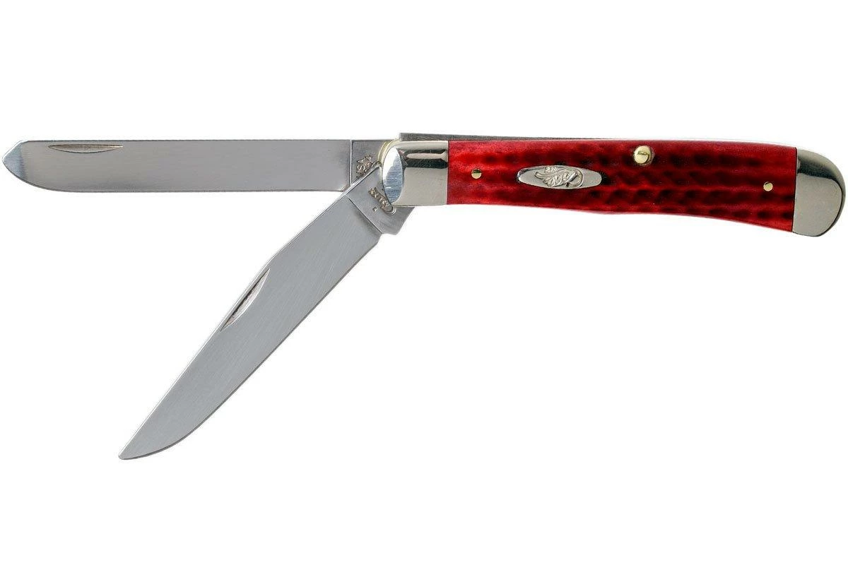Case Trapper Pocket Worn Old Red Bone, 00783, 6254 SS Couteau De Poche 3 Case Trapper Pocket Worn Old Red Bone, 00783, 6254 SS Couteau De Poche