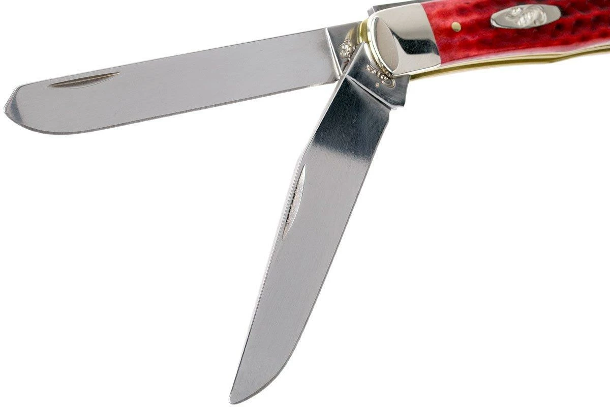 Case Trapper Pocket Worn Old Red Bone, 00783, 6254 SS Couteau De Poche 6 Case Trapper Pocket Worn Old Red Bone, 00783, 6254 SS Couteau De Poche – Image 4