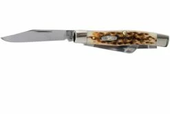 Case Stockman Amber Jigged Bone, 00079, 63032 CV Couteau De Poche -KNIVESANDTOOLS Magasin CE79 03 case ce79 03
