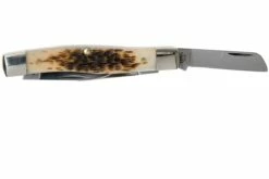 Case Stockman Amber Jigged Bone, 00079, 63032 CV Couteau De Poche -KNIVESANDTOOLS Magasin CE79 04 case ce79 04