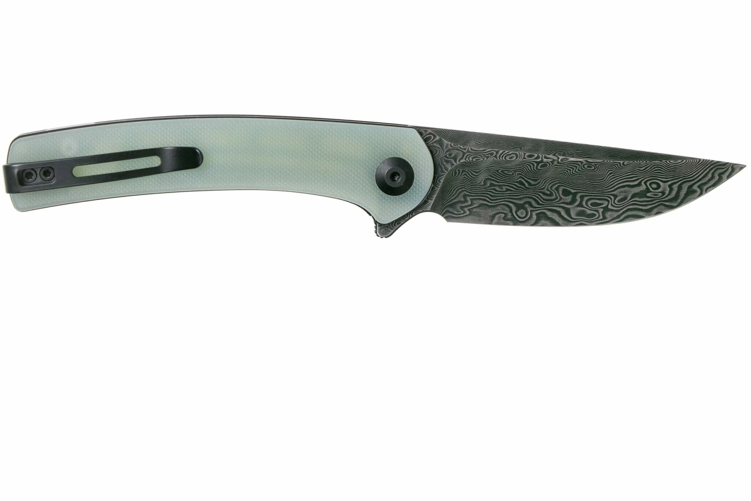 Civivi Mini Asticus C19026B-DS1 Damascus, Natural G10 Couteau De Poche 4 Civivi Mini Asticus C19026B-DS1 Damascus, Natural G10 Couteau De Poche – Image 2