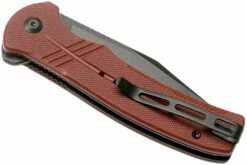 Civivi Cogent C20038E-2 Blackwashed Serrated Edge, Burgundy G10 Couteau De Poche -KNIVESANDTOOLS Magasin CIC20038E 2 04 civivi