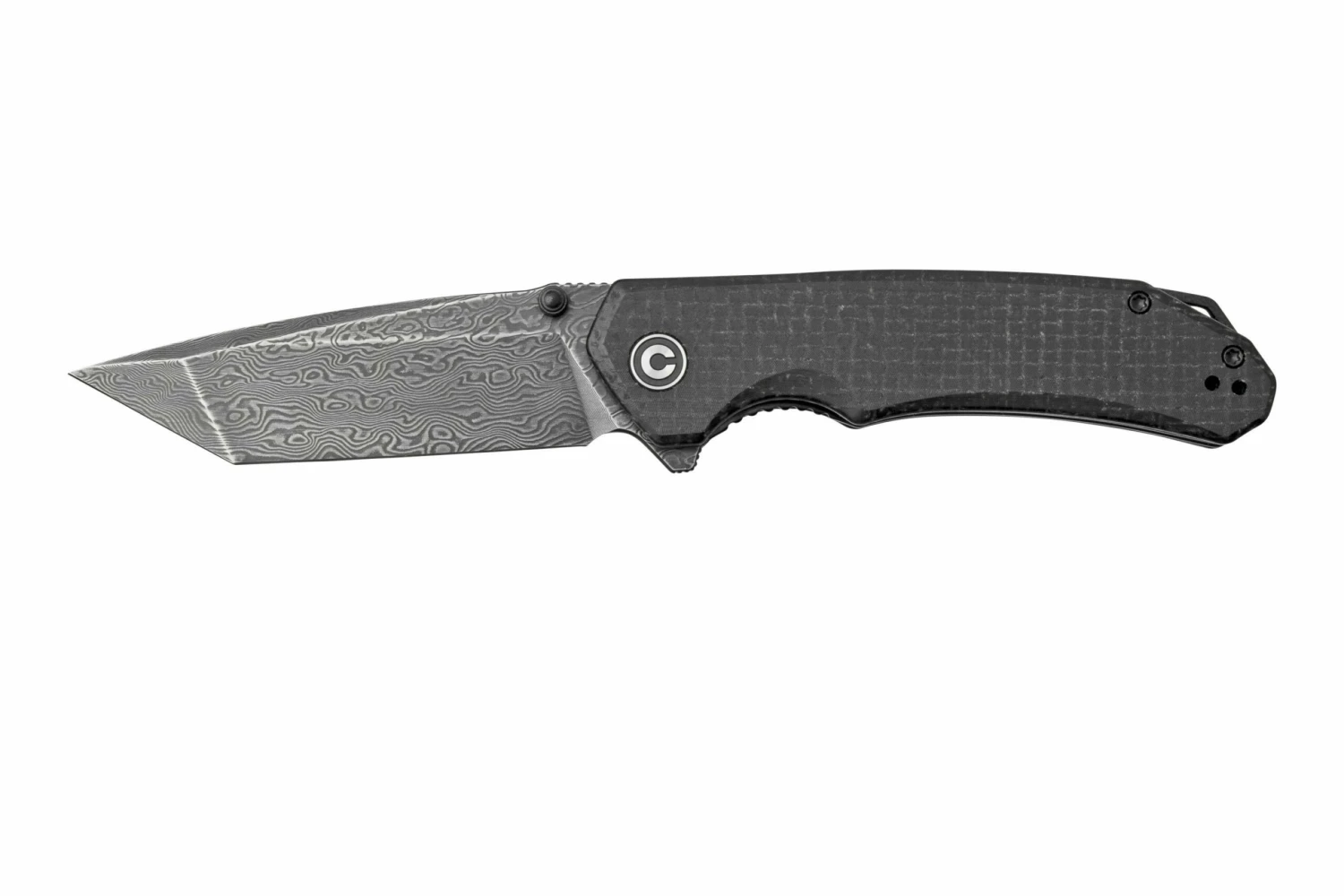 Civivi Brazen C2023DS-1 Damascus Droppoint, Black Coarse Micarta Couteau De Poche 3 Civivi Brazen C2023DS-1 Damascus Droppoint, Black Coarse Micarta Couteau De Poche