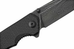 Civivi Brazen C2023DS-1 Damascus Droppoint, Black Coarse Micarta Couteau De Poche 12 Civivi Brazen C2023DS-1 Damascus Droppoint, Black Coarse Micarta Couteau De Poche -KNIVESANDTOOLS Magasin CIC2023DS 1 05 civivi