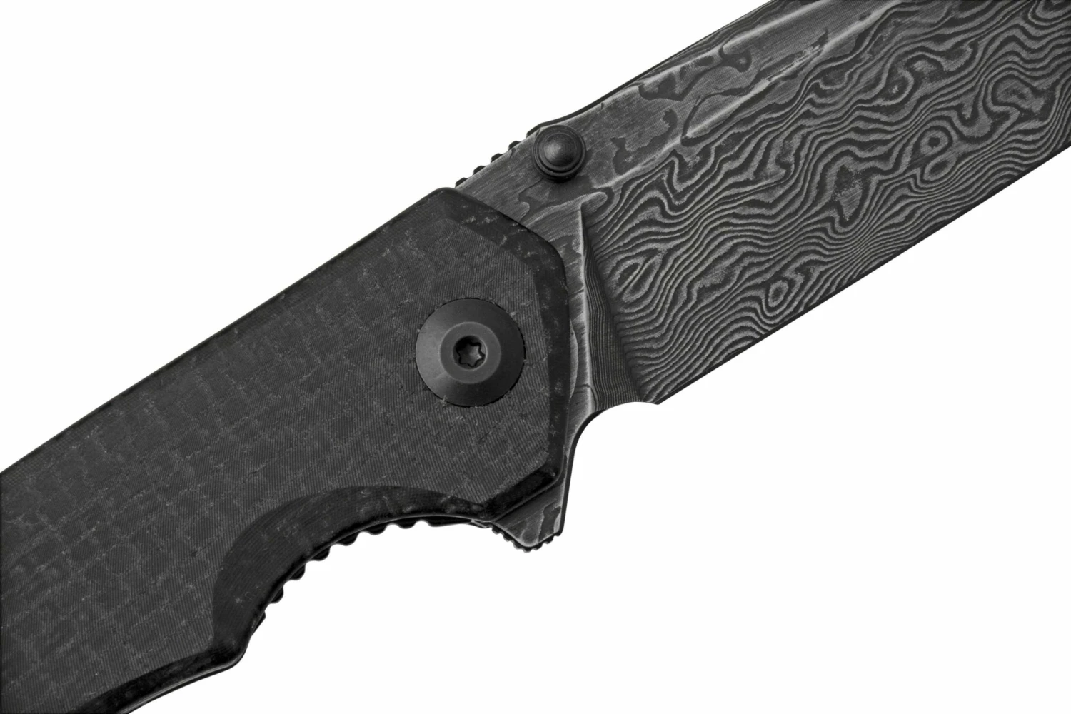 Civivi Brazen C2023DS-1 Damascus Droppoint, Black Coarse Micarta Couteau De Poche 7 Civivi Brazen C2023DS-1 Damascus Droppoint, Black Coarse Micarta Couteau De Poche – Image 5