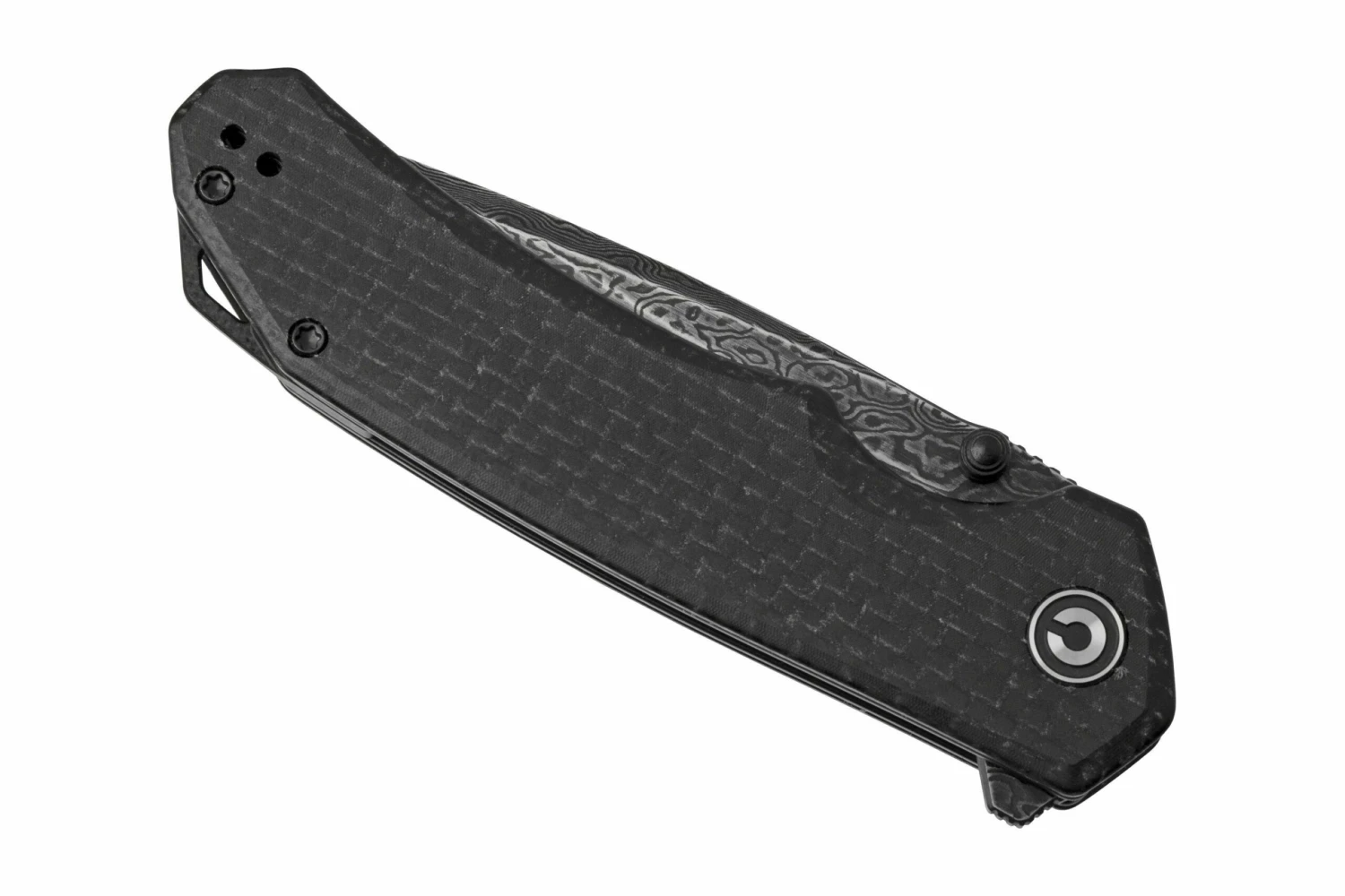 Civivi Brazen C2023DS-1 Damascus Droppoint, Black Coarse Micarta Couteau De Poche 8 Civivi Brazen C2023DS-1 Damascus Droppoint, Black Coarse Micarta Couteau De Poche – Image 6