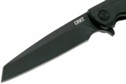 CRKT LCK+ 3802K Tanto Blackout Couteau De Poche, Matthew Lerch Design -KNIVESANDTOOLS Magasin CK 3802K 03 crkt