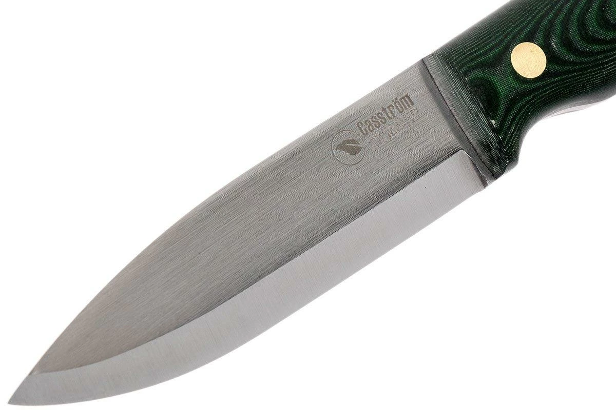 Casström No. 10 Swedish Forest Knife Green Micarta, K720 Scandi Grind 13103 5 Casström No. 10 Swedish Forest Knife Green Micarta, K720 Scandi Grind 13103 – Image 3