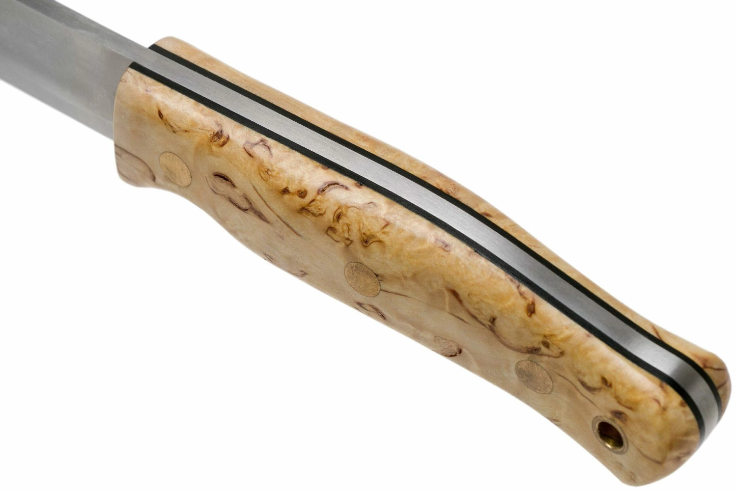 Casström No. 10 Swedish Forest Knife Curly Birch, Sleipner Scandi Grind 13104 7 Casström No. 10 Swedish Forest Knife Curly Birch, Sleipner Scandi Grind 13104 – Image 5