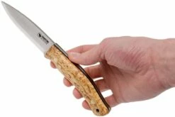 Casström No. 10 Swedish Forest Knife Curly Birch, 14C28N Scandi Grind 13108 -KNIVESANDTOOLS Magasin CM13108 06 casstrom cm13108 06