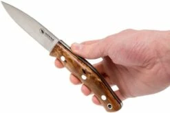 Casström No. 10 Swedish Forest Knife Curly Birch, 14C28N Flat Grind 13118 -KNIVESANDTOOLS Magasin CM13118 06 casstrom cm13118 06