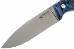 Casström No.10 Swedish Forest Knife Blue Curly Birch 14C28N Flat Grind 13119 -KNIVESANDTOOLS Magasin CM13119 03 casstrom cm13119 03