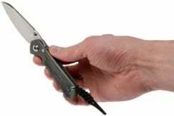 Chris Reeve Inkosi Small Black Micarta Inlays Insingo Couteau, Droitier -KNIVESANDTOOLS Magasin CRINKS IN MI B 08 chris reeve crinks in mi b 08