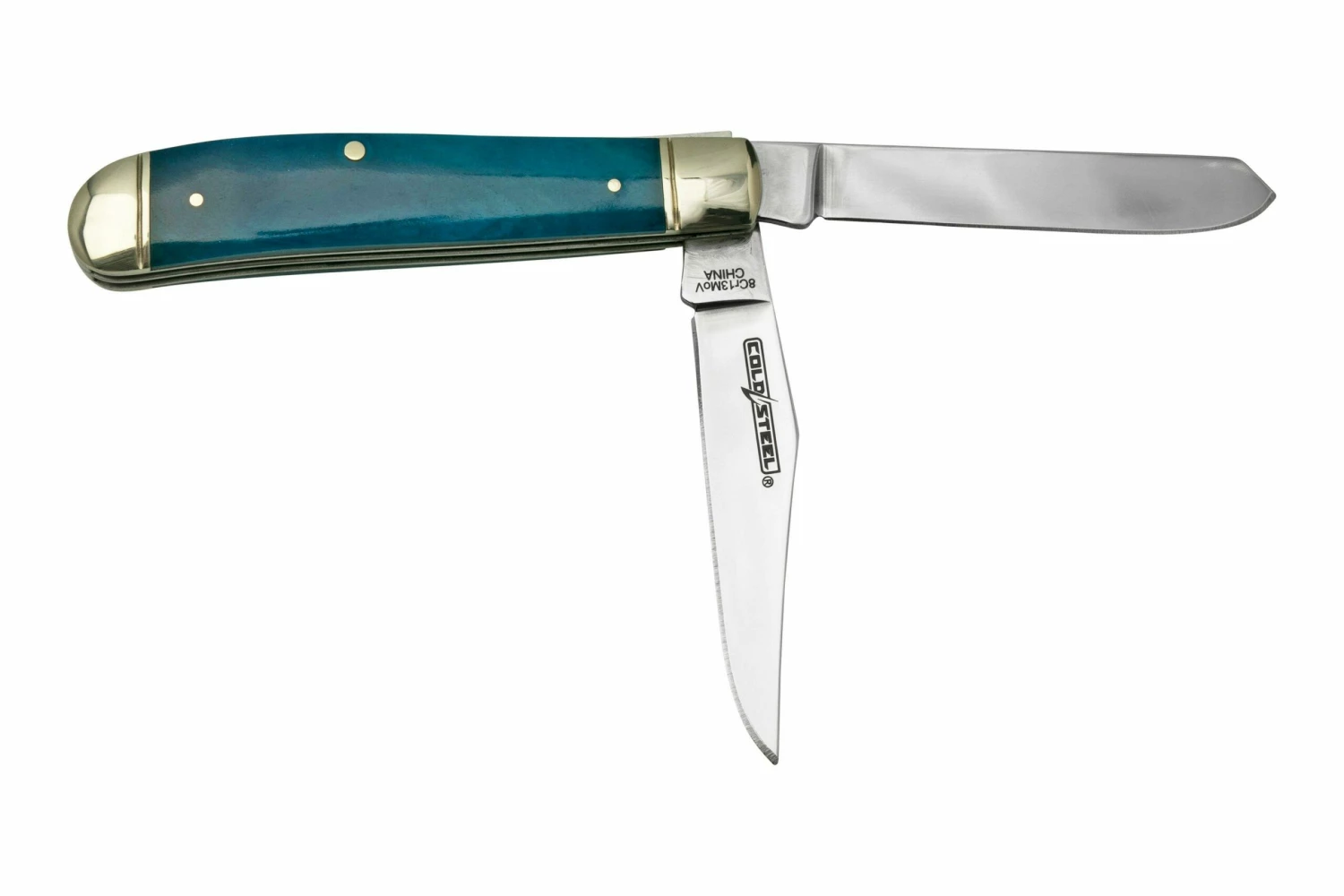 Cold Steel Mini Trapper FL-MTRPR-B Blue Bone, Couteau De Poche 4 Cold Steel Mini Trapper FL-MTRPR-B Blue Bone, Couteau De Poche – Image 2